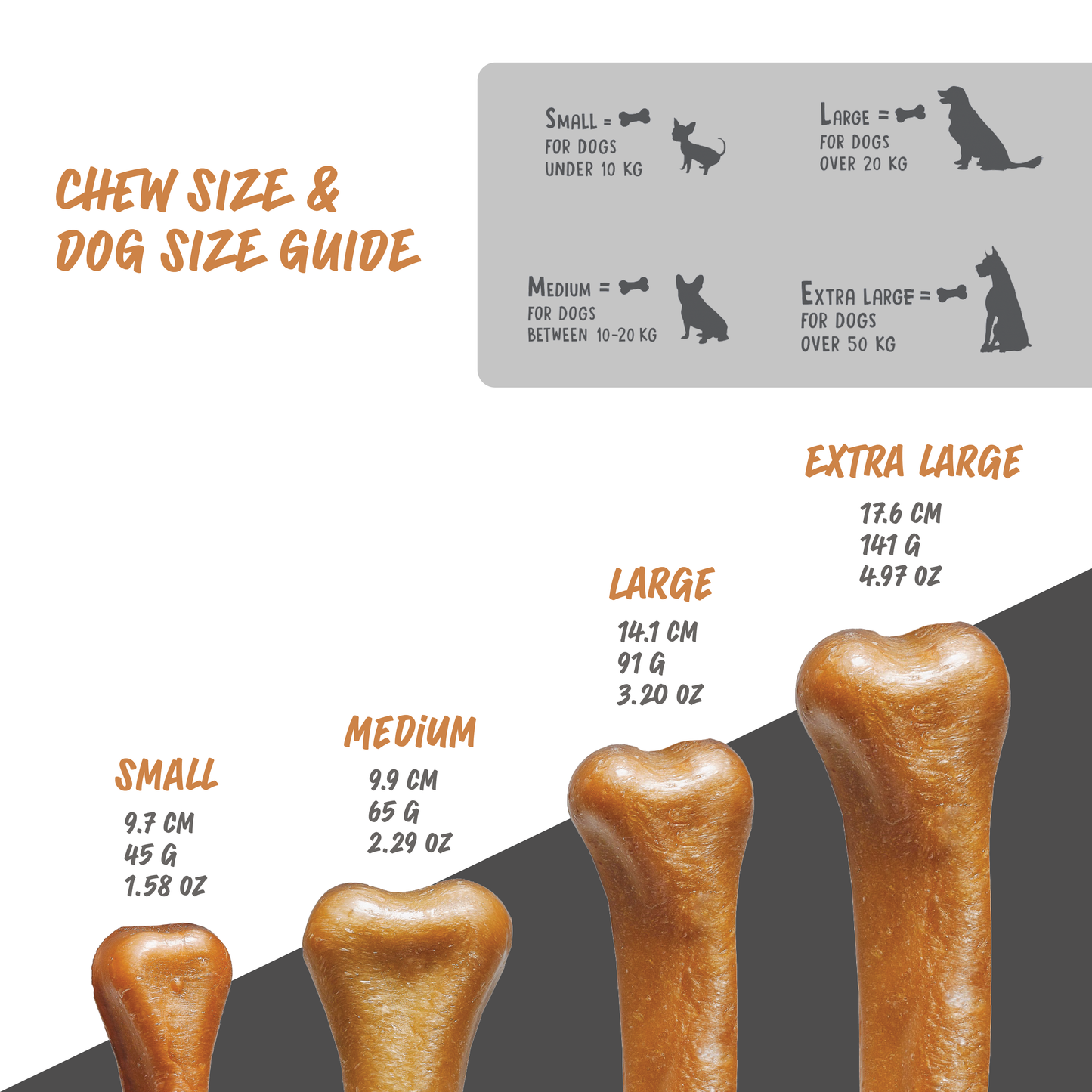 Dog Treats Cheese & Peanut Butter chew (BOX)
